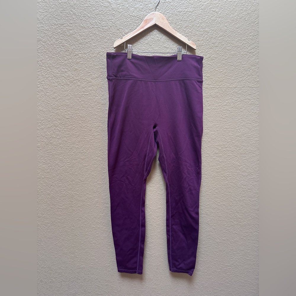 Fabletics Motion 365 Purple Leggings Full-Length Stretchy Activewear